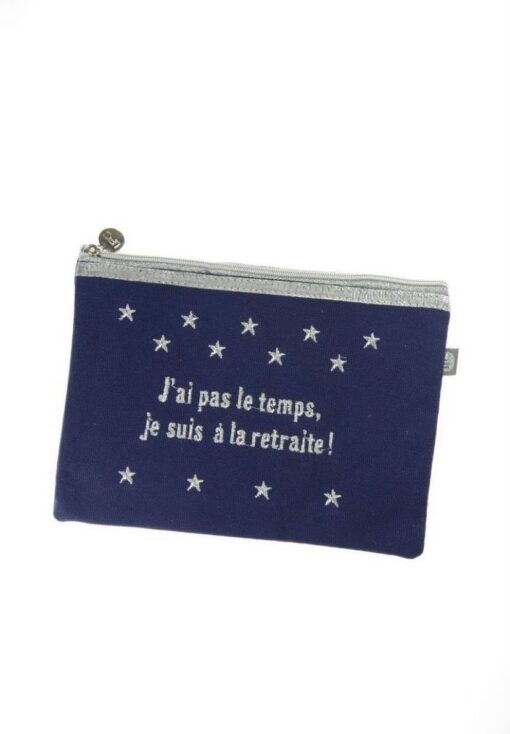 pochette tissu retraite