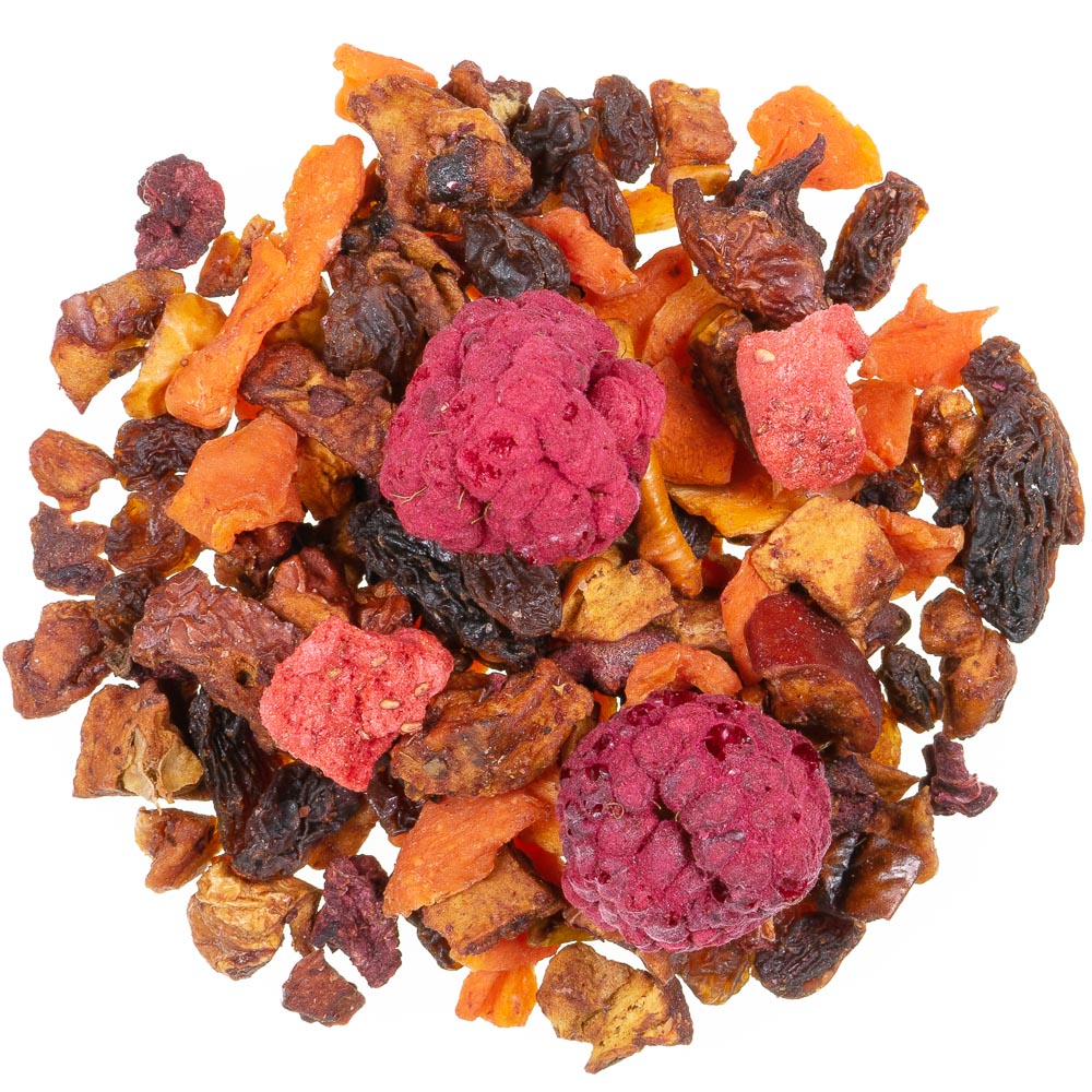 J'entends la pie chanter: une tisane gourmande aux fruits des bois - Infusette réalisée à la main = 1 tasse